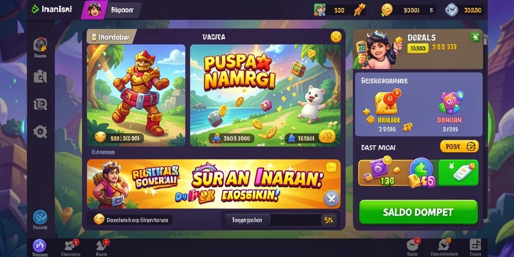 Menu kostumisasi karakter yang beragam.